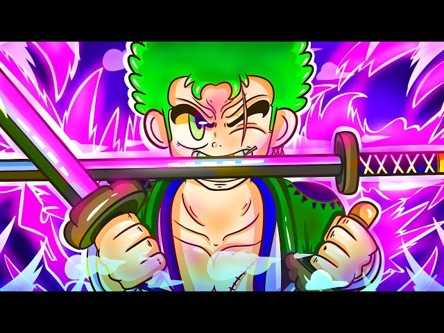 ONE PIECE no BLOX FRUITS o CAÇADOR DE PIRATAS RORONOA ZORO APARECE pela  PRIMERA VEZ!! 