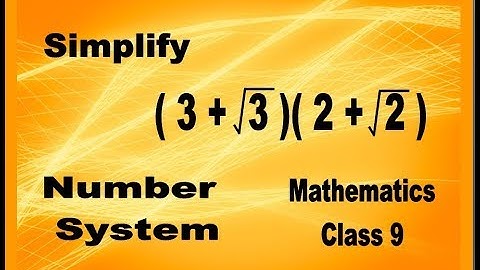 Ex 1.5 Q2 i Simplify the expression - NUMBER SYSTEM Class 9