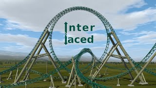 Interlaced: Launch Coaster | Nolimits2 | Made with FVD++