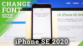 How to Change Font Size on iPhone SE 2020 – Personalize Font screenshot 3