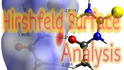 Master Hirshfeld Surface Analysis with Crystal Explorer: Fingerprint & Hydrogen Bond Insights