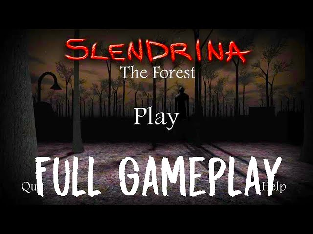 Slendrina The Forest - New update, Full Gameplay