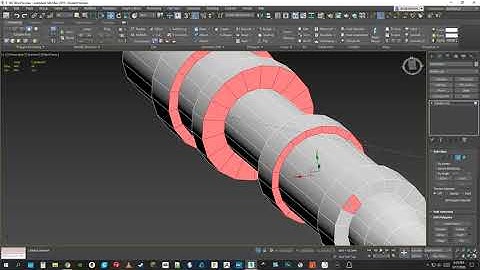 Reducing Polygon count with in cylinders 3ds Max
