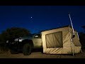 Living Off-Grid in a 4x4 Truck: Wood Stove Awning Room Update & Silky Hand Saw Field Test