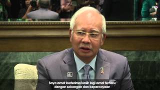 Pengumuman Rasmi Pertahan Jawatan Presiden UMNO