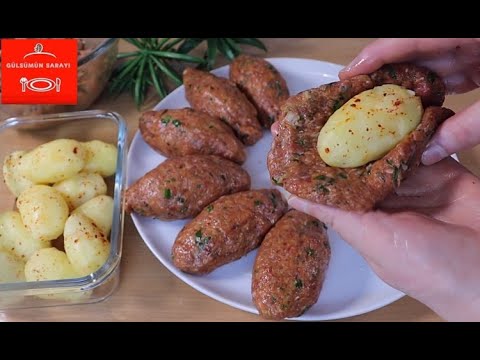 LEZZET BOMBASI. PATATESLİ KÖFTE HİÇ BU KADAR LEZZETLİ OLMAMIŞTI. ÇOK FARKLI DEĞİŞİK ANA YEMEK TARİFİ