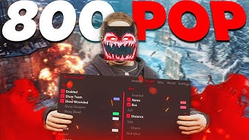 WIPEDAY RAID on 800 POP Server with the BEST RUST CHEAT