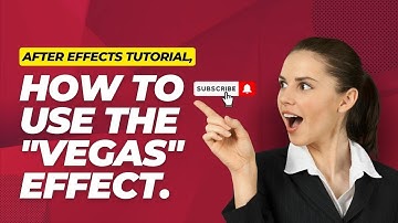 The "Vegas" Effect | After Effects Tutorial#tracking  matt. key. animation (Light) in after effects