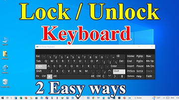 How to Lock & Unlock Keyboard in Windows 11 / 10 / 8 / 7 | Turn On / Off keyboard lock