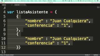 JavaScript: Arreglos de Objetos en JSON