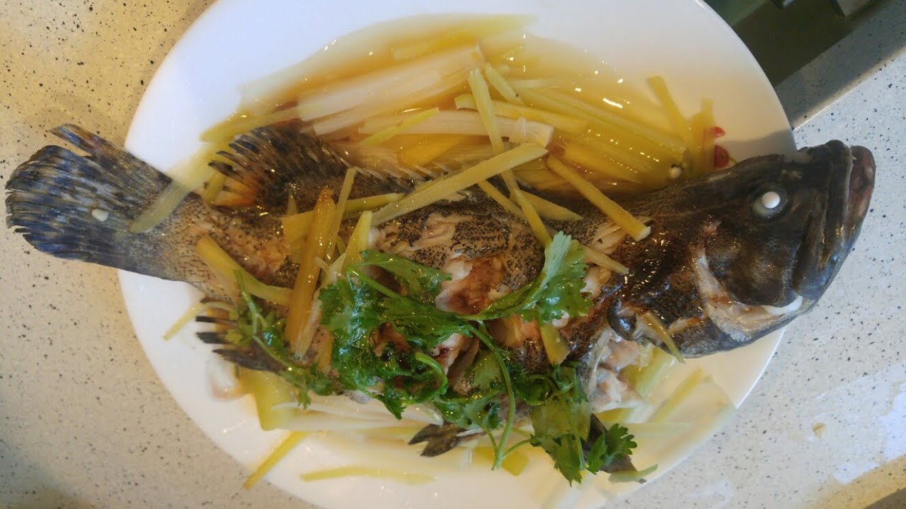 Steamed fish Chinese food YouTube