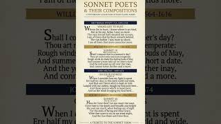 poets of sonnet