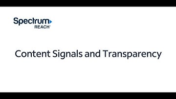 Chapter 4: Content Signals and Transparency