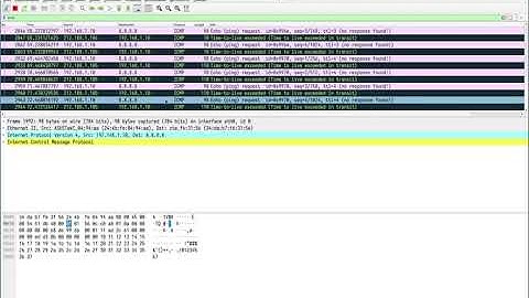 Wireshark. Сетевой уровень. ICMP. Утилита traceroute