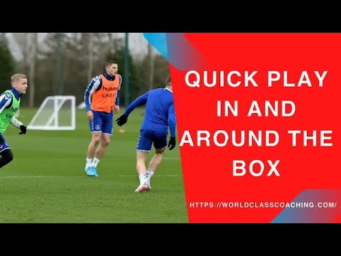 Soccer TRAINING - Quick Play in and Around the Box - Part 3 - YouTube