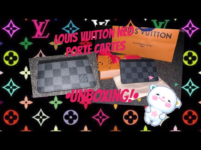 Louis Vuitton Unboxing - Neo Card Holder - Monogram Macassar