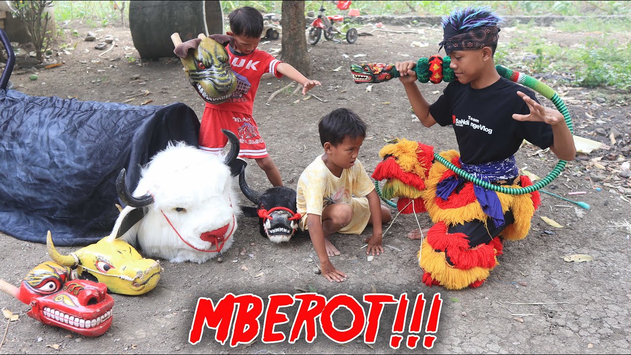 B0C1L MAIN BANTENGAN SAPI SAMPAI KALAP MBEROT NDADI KERASUKAN DEMIT