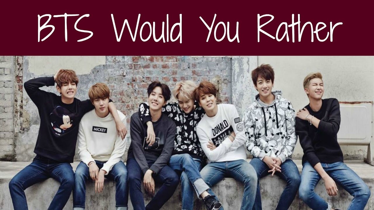 BTS Would You Rather YouTube