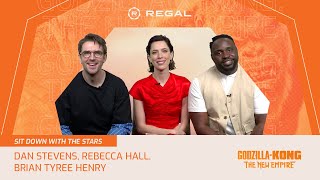 Brian Tyree Henry and Rebecca Hall Talk about Teaming Up | Godzilla x Kong: The New Empire Interview