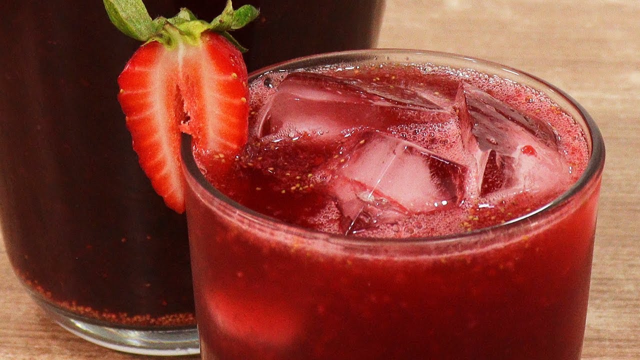 Agua De Jamaica Con Fresa YouTube Agua De Jamaica Con Fresa YouTube