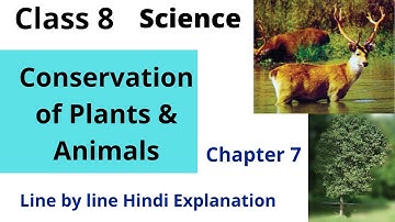 Class 8 Science Chapter 7 | Conservation of Plants and Animals | NCERT Science by Shweta ma