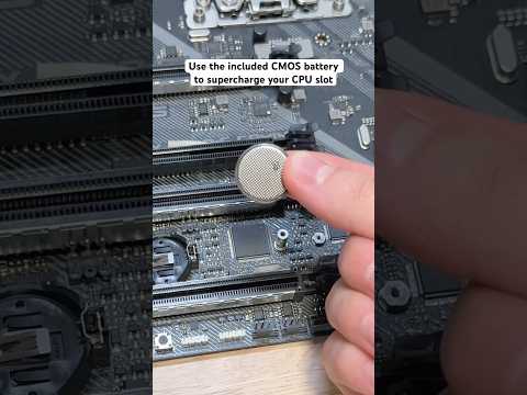 Как использовать батарею CMOS