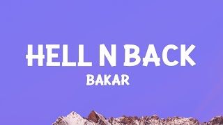 Bakar - Hell N Back (Sped up) (Lyrics) [1 Hour Version]