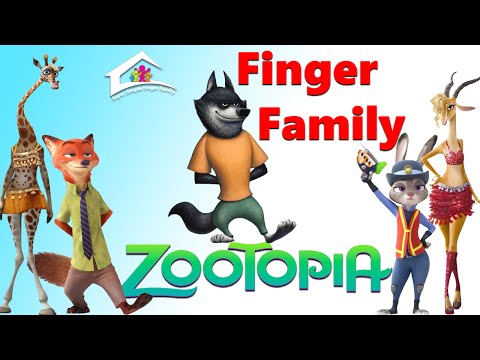 Zootopia finger family - Finger Family rhymes