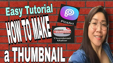 How to make a YOUTUBE THUMBNAIL || using MOBILE PHONE ||TAGALOG VERSION#chagudingsingapore