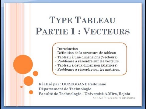 Vidéo: Que sont les vecteurs standards ?