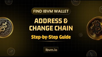 How to Find IBVM Wallet Address & Change Chain Easily