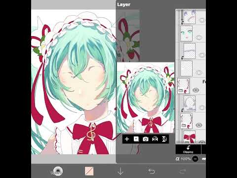 Strawberry HatsuneMiku Artwork