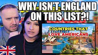 Couple From The UK Reacts to 10 Countries That Actually LOVE Americans More Than You Think!