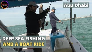 DEEP SEA FISHING &amp; BOAT RIDE. MINA PORT. Abu Dhabi. United Arab Emirates.