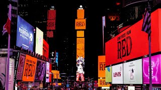 『ONE PIECE』ニューヨーク タイムズスクエアをジャック　ウタやシャンクスなどキャラ続々登場