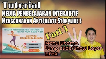 Tutorial Pembuatan Media Pembelajaran Interaktif SD | Tutorial Articulate Storyline 3 | Part 3