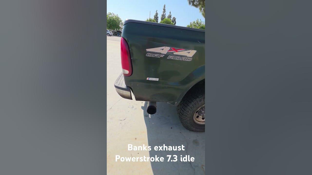 Banks exhaust 7 3 powerstroke diesel idle diesel ford 7 3 f250 