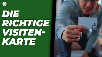 Welches DIN Format hat eine Visitenkarte?