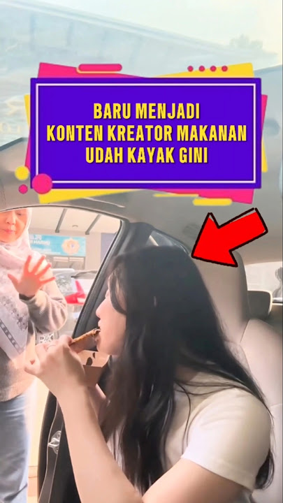 Baru menjadi konten kreator makanan udah kayak gini ❗ #videoviral