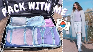 what i'm packing for fall/winter in KOREA ❄️ travel essentials & space-saving tips 🧣
