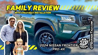 2024 Nissan Frontier Pro4x | Family Review with Child Seat Installation