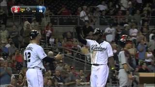 2012/09/10 Maybin's three-hit game