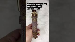 making a louis vuitton dog collar｜TikTok Search