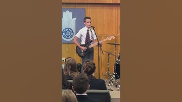 Thumbnail of Basket Case intro. Middle school band. Full video on my page. Subscribe for more songs! #greenday