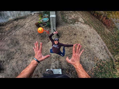 ESCAPING ANGRY DAD Epic Parkour Chase POV