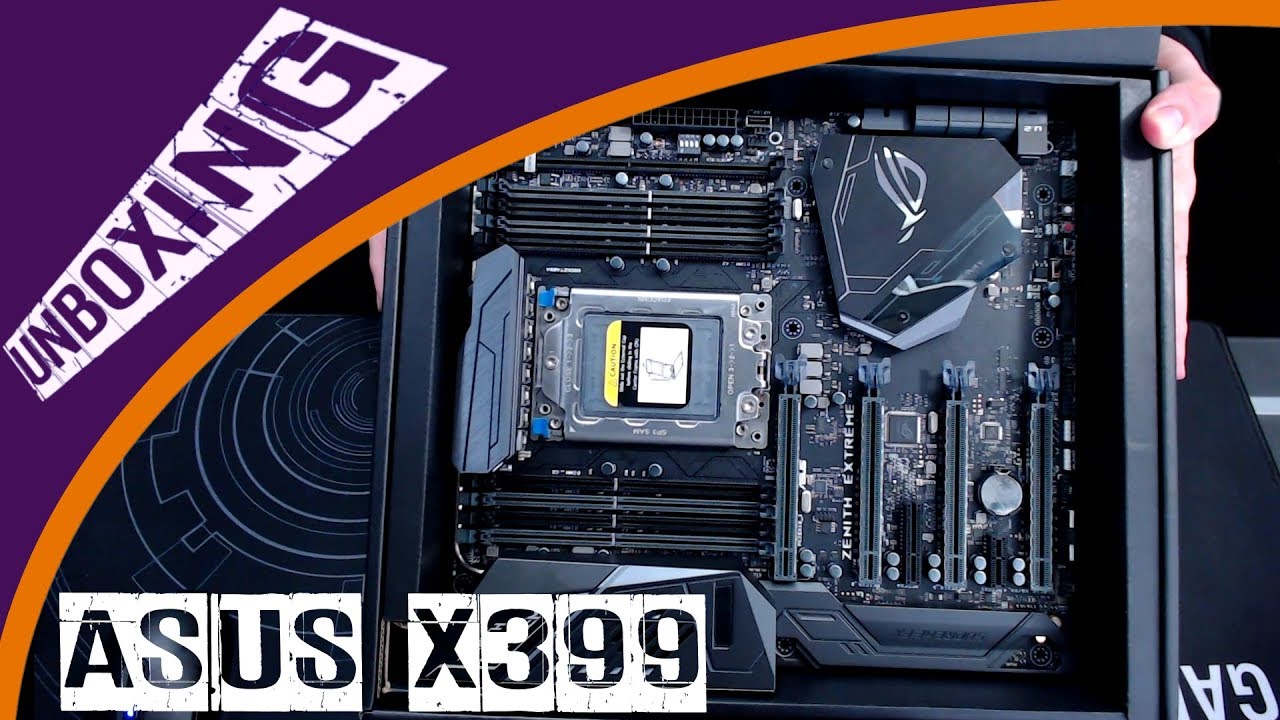 Unboxing Asus Rog Zenith Extreme X399 - Muito mais que uma placa Mãe