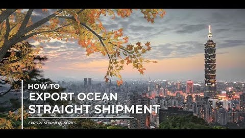 Create an Export Ocean Straight Shipment and Bill of Lading in Magaya Software