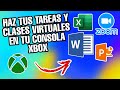 Como tener tus clases de zoom word excel en tu xbox oneseries