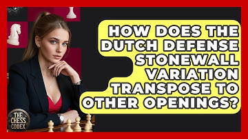How Does The Dutch Defense Stonewall Variation Transpose To Other Openings? - The Chess Codex