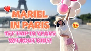 MY SOLO PARIS TRIP! First time to travel without my kids! | Mariel Padilla Vlog